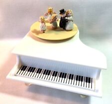 Vintage Enesco Grand Piano Music Box With dancing wedding couple  picture