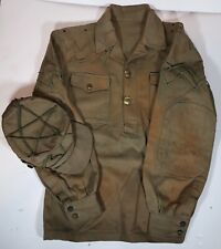 Original Korean War Field Uniform and Cap with Camo String picture
