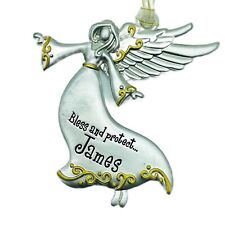 Spoontiques Pewter Ornament Guardian Angel Gilded 