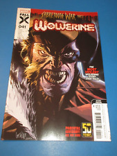Wolverine #41 2nd print VF Beauty Wow Sabretooth War picture