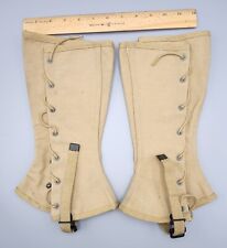 WWII Gregory + Read NOS Military Leggings - 1943 - Named picture