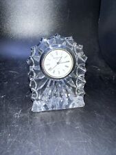 Vintage Waterford Crystal Domed Desktop  Clock 3” Needs Battery picture