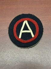 Vintage WWI 3rd Army Felt Military Patch - Hand Stitched ? picture