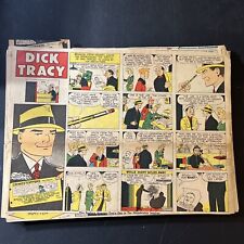 (104) Dick Tracy 1956-1957 Sunday Pages by Chester Gould Complete Years 10”x14” picture