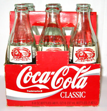 Coca Cola Classic Grand Canyon Railroad 6 Pack of 8 Oz Bottles Empty Vintage. picture