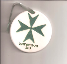 Ceramic New Orleans 2015 Christmas Ornament 2015 New Orleans Ceramic Ornament picture