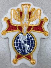 2 KNIGHTS OF COLUMBUS - 4th Degree Embroidered Patches  4