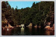 Sightseeing Boats Wisconsin Dells Witches Gulch Vintage Unposted Postcard picture