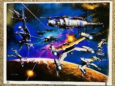 1998 Babylon 5 War Without End OG Lithograph Art Signed by James Cukr #/1950 picture
