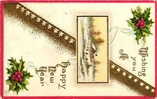 Vintage Postcard- Happy New Year. Early 1900s picture