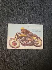 1954 Topps World On Wheels - Norton German Motorcycle #7 - OC2520 picture