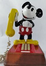Vintage 1976 The Mickey Mouse Phone Push Button Landline Telephone CLEAN WORKING picture