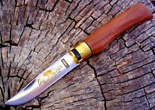 Antonini knives Italy Old Bear 23 X Large ring lock knife Walnut & Carbon steel picture