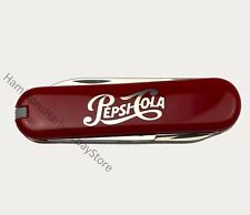 Victorinox Swiss Army Classic SD Pocket Knife - Red Very Rare Pepsi-Cola Logo picture