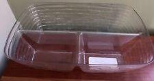 Longaberger 3 Way Divided Clear Plastic Liner Protector #45128 picture