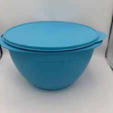 NEW Tupperware 42 Cup 10 L Maxi Mega Serving Bowl HUGE Blue With Lid picture