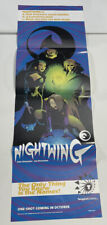 1997 Tangent comics promo poster ~ NIGHTWING ~ 11x34” super hero dc book picture
