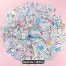 100pcs Sanrio Cinnamoroll Holiday Cycle Sticker Set With Cute Box For Gift picture