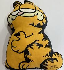Garfield Cat Shape Vintage 1978 Plush Pillow Jim Davis United Feature 13 Inches picture
