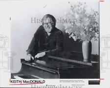 1985 Press Photo Musician Keith MacDonald - hpp07364 picture