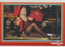 Dancer Girl in Sexy Lingerie. Harold's Club Casino. Reno  Risque Postcard  Pinup picture