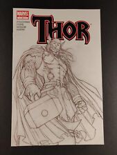 THOR #1 (Marvel 2007 Vol 3) 3rd Print Michael TURNER B&W SKETCH VARIANT NM picture