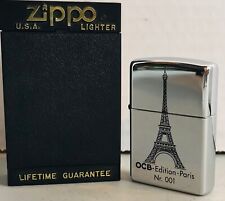 Zippo OCB Edition Paris Nr.001 Polished Chrome - Original Box - Manufactured XI picture
