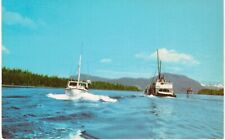 Wrangell AK Narrows Ferry System  1950s Chrome Mint  picture