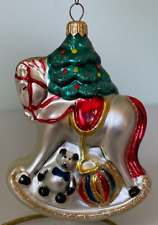** VINTAGE ** Kurt Adler Polonaise ROCKING HORSE By Komozja Ornament picture