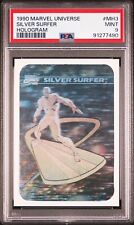 1990 Marvel Universe Hologram MH3 Silver Surfer Marvel (MCU) CARD PSA MINT 9 picture
