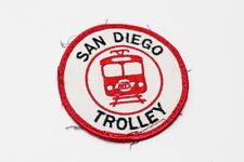 Train Operator Uniform Patch San Diego Trolley.  Original 1981 -1990's MTS Rail picture
