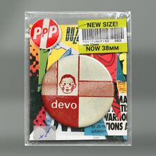 DEVO - Booji New Wave Mark Mothersbaugh Gerald Casale 38mm Badge Button Pin x1 picture