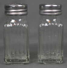 Vintage Style Glass Bottle Salt and Pepper Shakers, Simple Retro Design picture