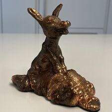 Bronze Donkey on Elephant’s Back c. mid-20th century by Dodge Inc 5” x 4.5” picture