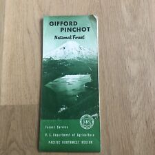Gifford Pinchot National Forest Map WA Mt. Adams ,Pacific Northwest Region 1965 picture
