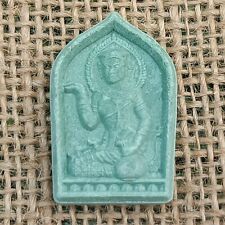 Nang Kwak Green Powder good fortune wealth money Thai Buddha Amulet Lp Gee picture