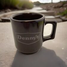 Vintage Dennys Mug Restaurant Ware Dark Chocolate Brown Made in USA picture