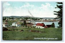 1906 Rockland ME Maine from Ingrahams Hill Postcard Undivided picture