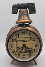 Linden Vintage Alarm Clock Liberty Bell 1776 Let Freedom Ring Germany picture