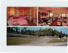 Postcard  Belle Isle Motel & Dining Room St. Ignace Michigan USA picture