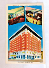 Scranton Pennsylvania Hotel Casey Cocktail Lounge & Bar Linen Postcard Unposted picture