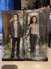 Vintage Pink Label Collector Twilight Dolls, Edward And Bella picture