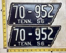 1956 Tennessee State Shaped License Plate  picture