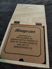 NEW SEALED SNAP ON #SSX18P119 WOODEN GIFT BOX/CRATE W/ ORIGINAL BOX  picture