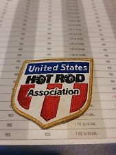 Vintage United States Hot Rod Association Patch - Red White Blue Gold NOS picture