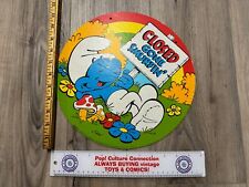 Vintage 1984 Applause The Smurfs Open/Closed Store Display Hanging Sign Inv-1850 picture