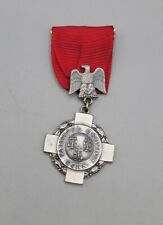 Antique Sterling Silver State Connecticut National Guard Faithful Service Medal picture
