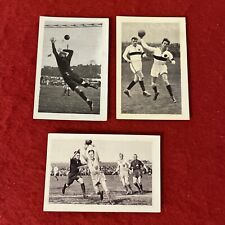 1932 Bulgaria Sport Photos Tobacco “RUGBY” Card Lot (3) G-VG Condition picture
