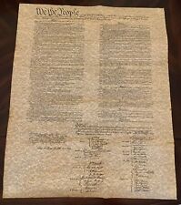 Large - U.S. Constitution Parchment Replica Poster - 23