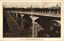 The New Mulberry Bridge Harrisburg PA Undivided Postcard c1905 picture